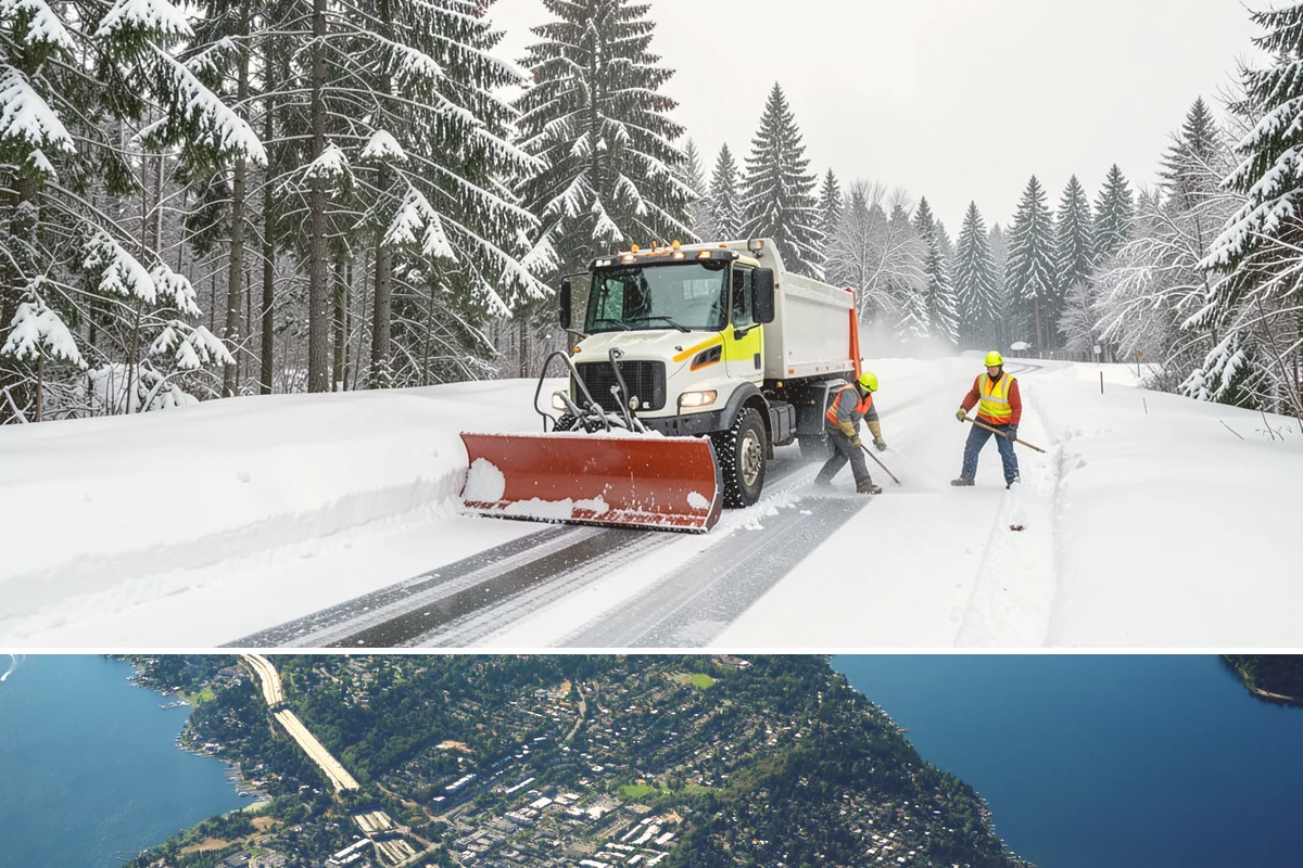 Roof Steaming in Mercer Island, King County, WA - Roof steaming is in highest demand from December through February when freeze-thaw cycles build thick eave ice dams.