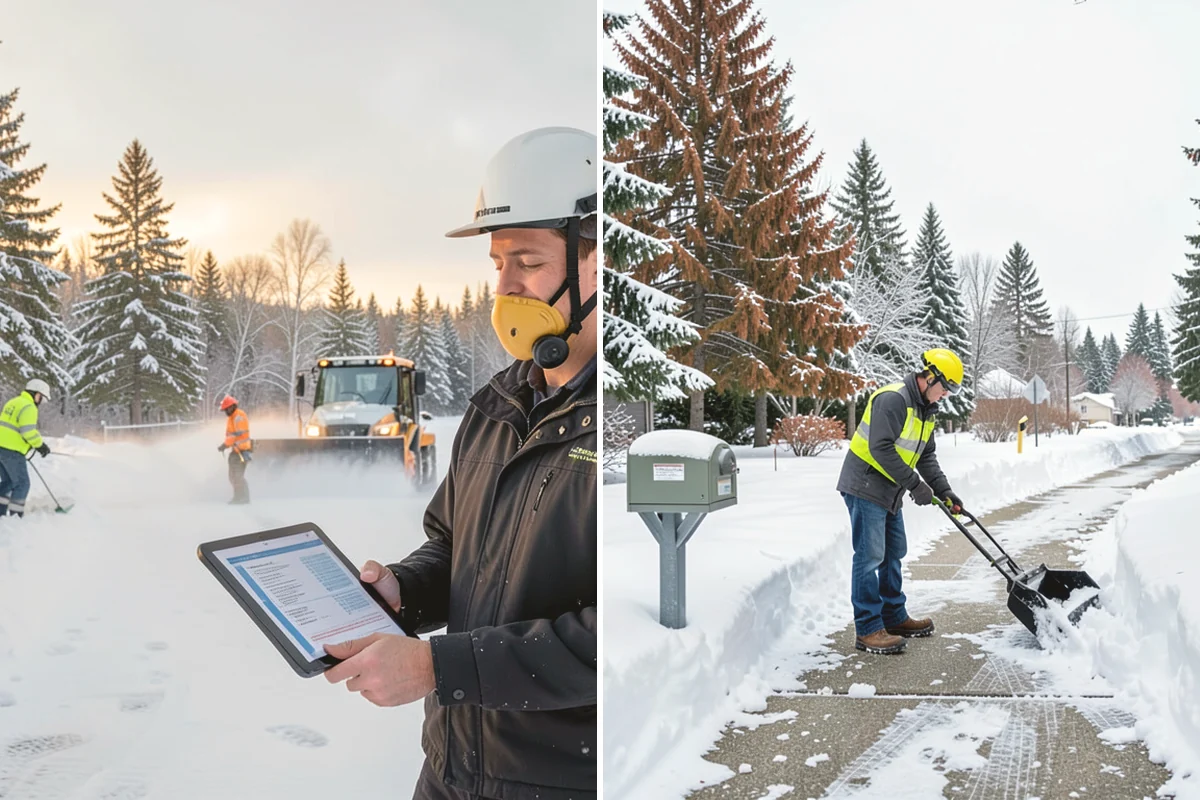 Roof Steaming in Mill Creek, Snohomish County, WA - Inspect the ice dam and identify the melt-through points