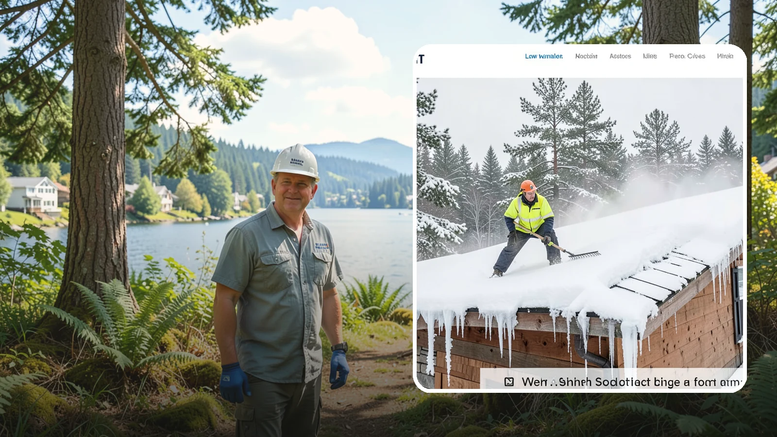 Roof Steaming in Milton, King County, WA - We melt ice dams and roof ice safely with low-pressure steam that protects your shingles and flashing.
