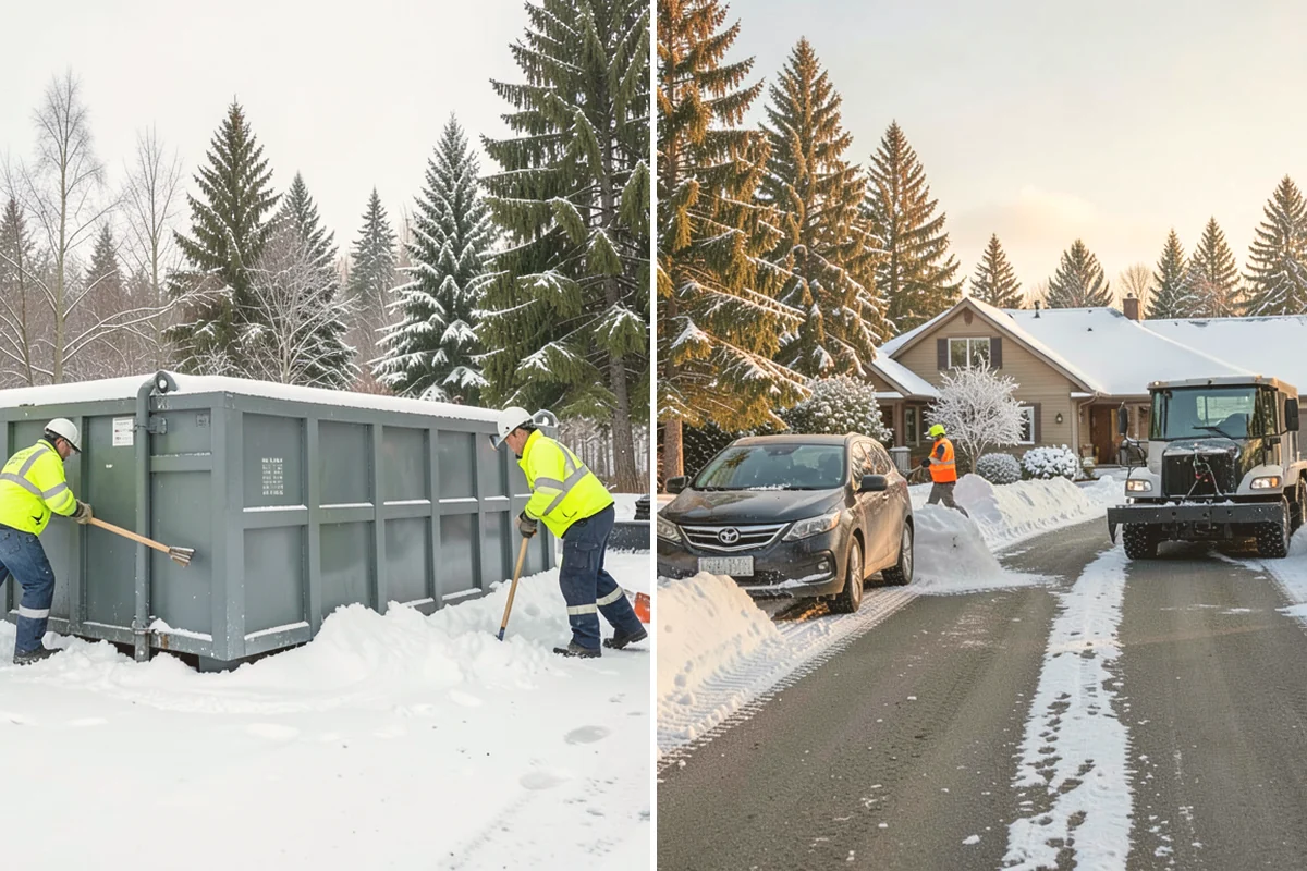 Roof Steaming in Milton, King County, WA - Inspect the ice dam and identify the melt-through points