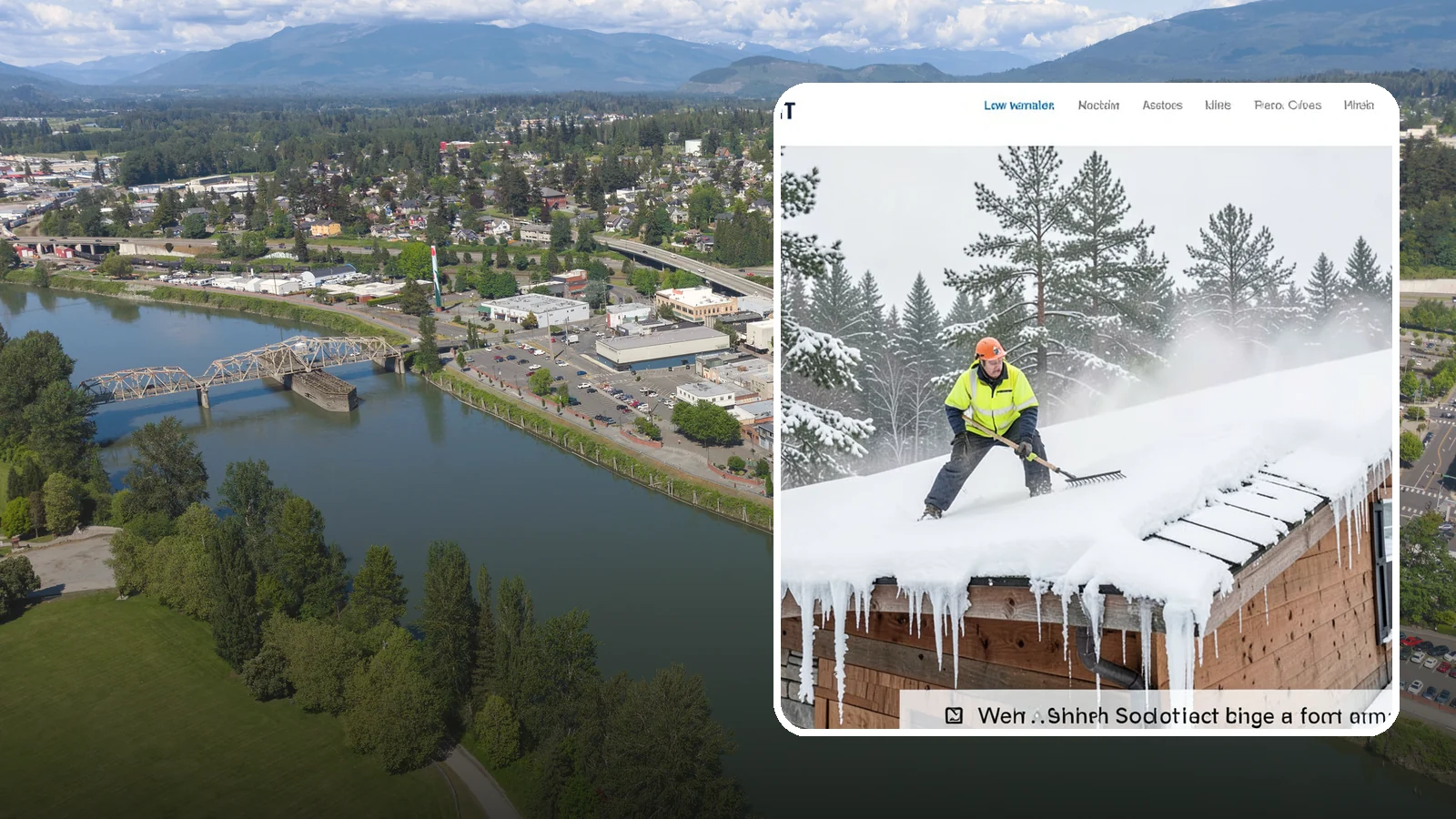 Roof Steaming in Mount Vernon, Skagit County, WA - We melt ice dams and roof ice safely with low-pressure steam that protects your shingles and flashing.