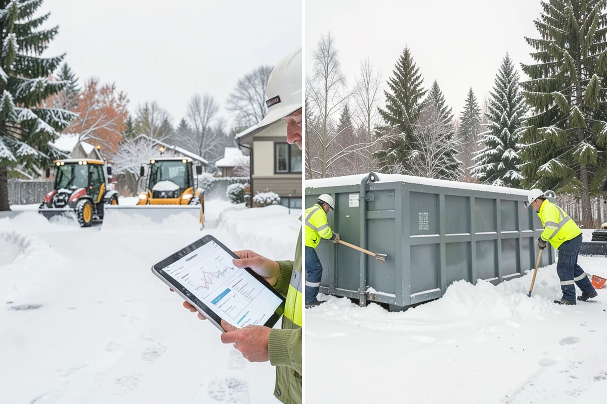 Roof Steaming in Mountlake Terrace, Snohomish County, WA - Inspect the ice dam and identify the melt-through points