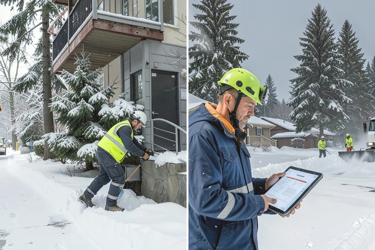 Roof Steaming in Mukilteo, Snohomish County, WA - Inspect the ice dam and identify the melt-through points
