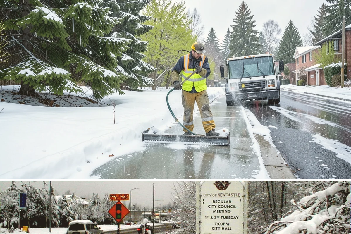 Roof Steaming in Newcastle, King County, WA - Roof steaming is in highest demand from December through February when freeze-thaw cycles build thick eave ice dams.