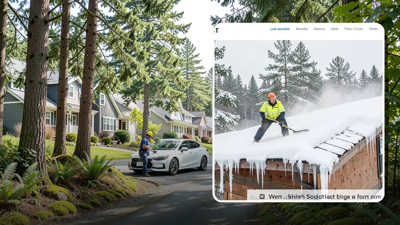 Roof Steaming in Normandy Park, King County, WA - We melt ice dams and roof ice safely with low-pressure steam that protects your shingles and flashing.