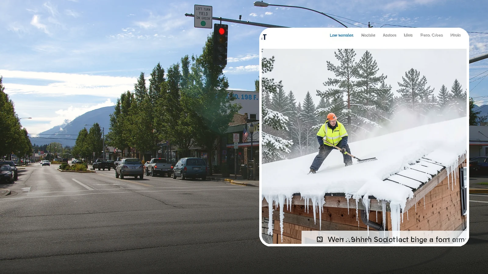Roof Steaming in North Bend, King County, WA - We melt ice dams and roof ice safely with low-pressure steam that protects your shingles and flashing.