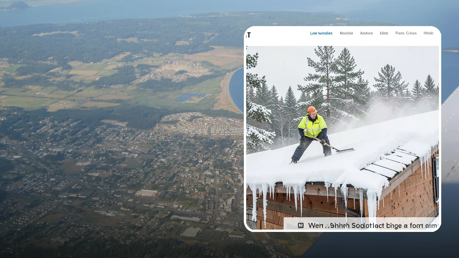 Roof Steaming in Oak Harbor, Island County, WA - We melt ice dams and roof ice safely with low-pressure steam that protects your shingles and flashing.