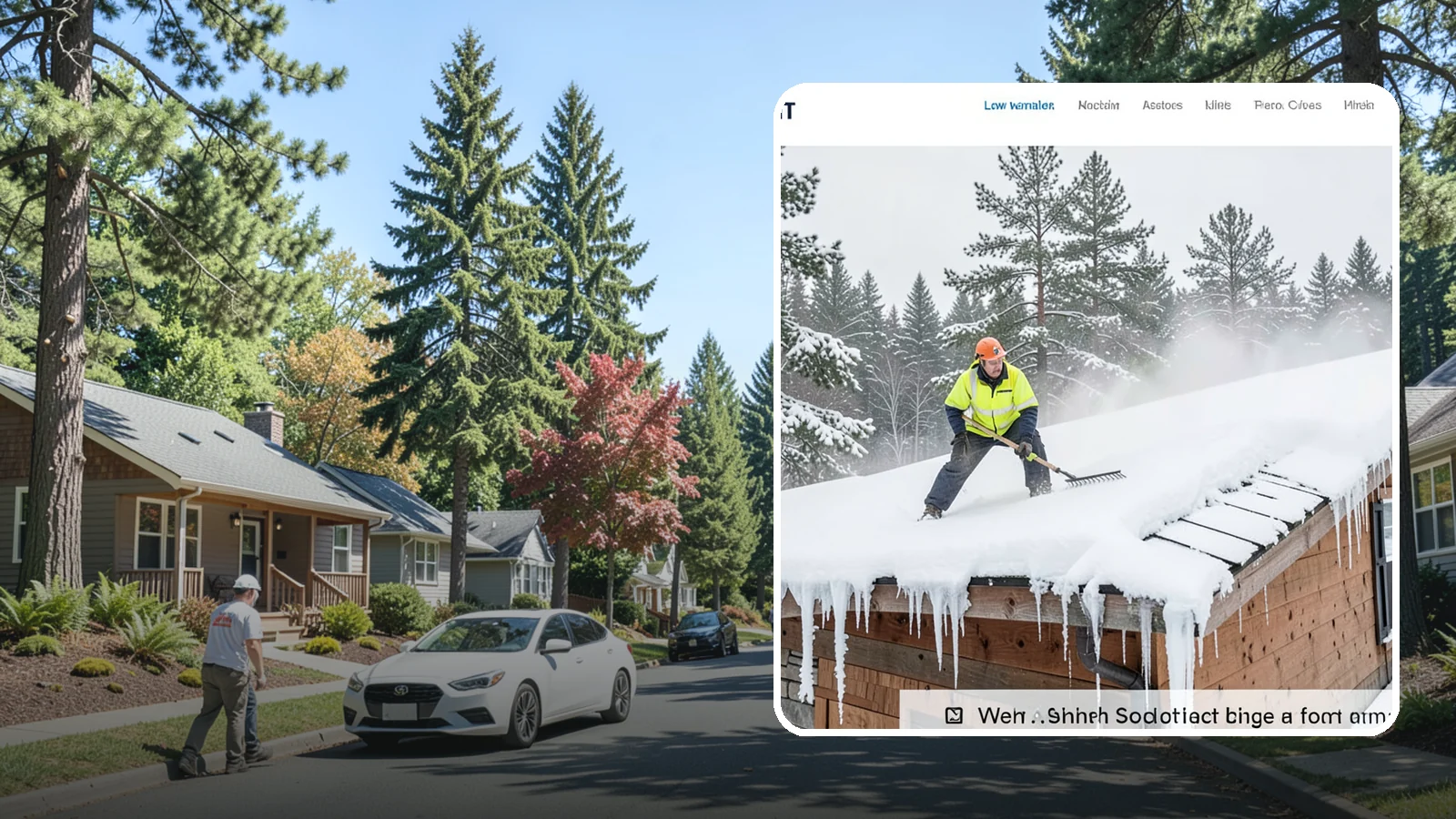 Roof Steaming in Orting, Pierce County, WA - We melt ice dams and roof ice safely with low-pressure steam that protects your shingles and flashing.
