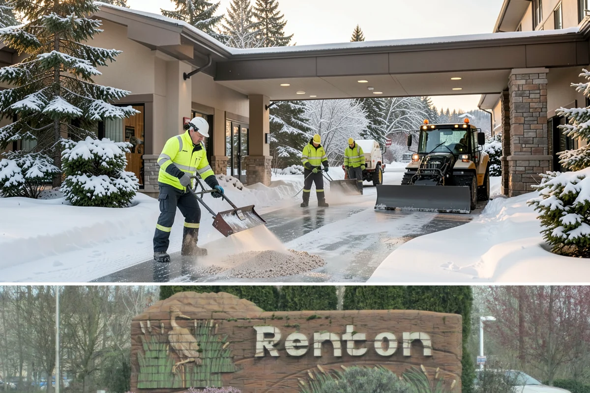 Roof Steaming in Renton, King County, WA - Roof steaming is in highest demand from December through February when freeze-thaw cycles build thick eave ice dams.