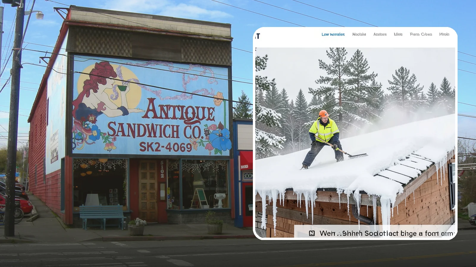 Roof Steaming in Ruston, Pierce County, WA - We melt ice dams and roof ice safely with low-pressure steam that protects your shingles and flashing.