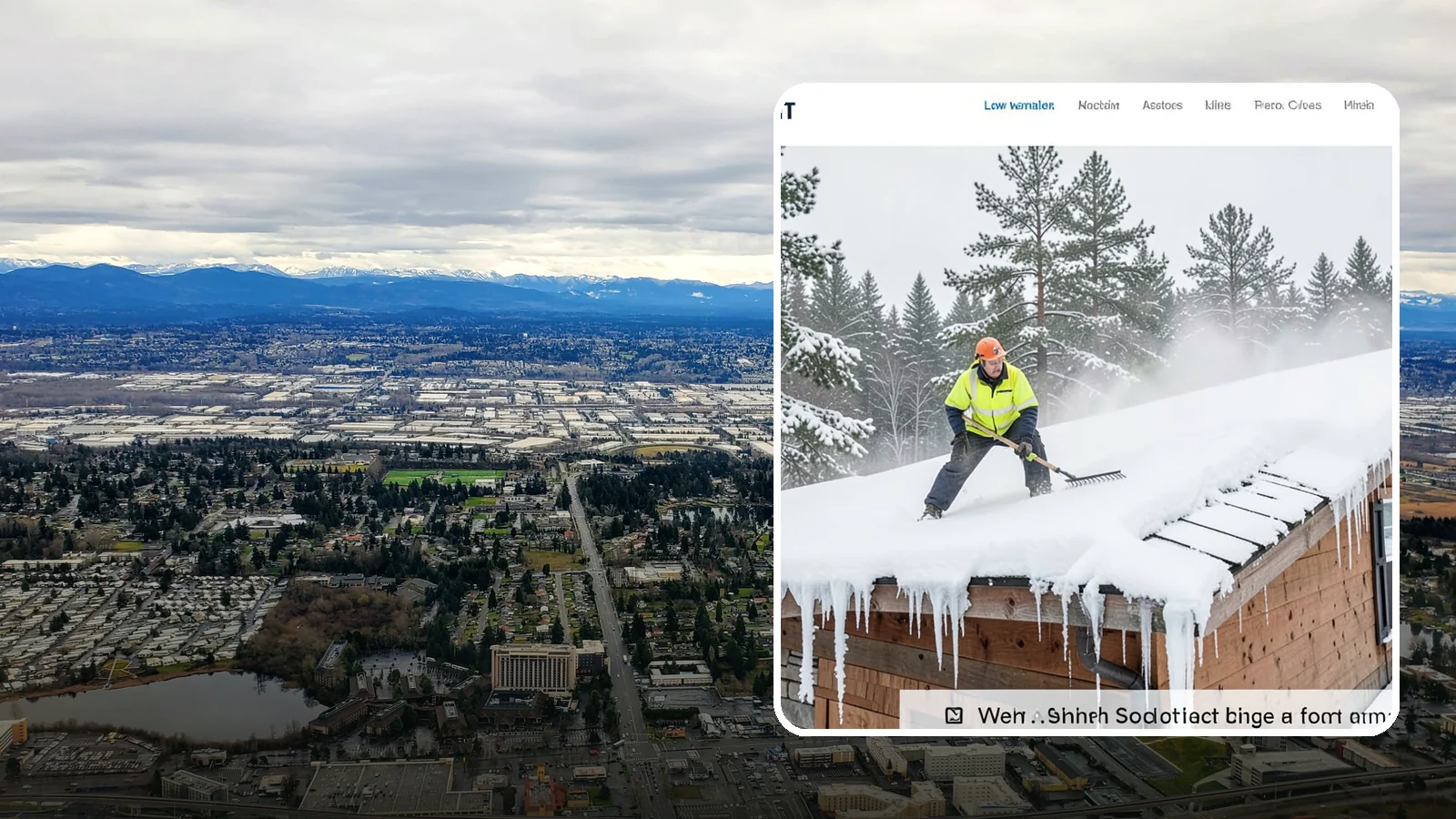 Roof Steaming in SeaTac, King County, WA - We melt ice dams and roof ice safely with low-pressure steam that protects your shingles and flashing.