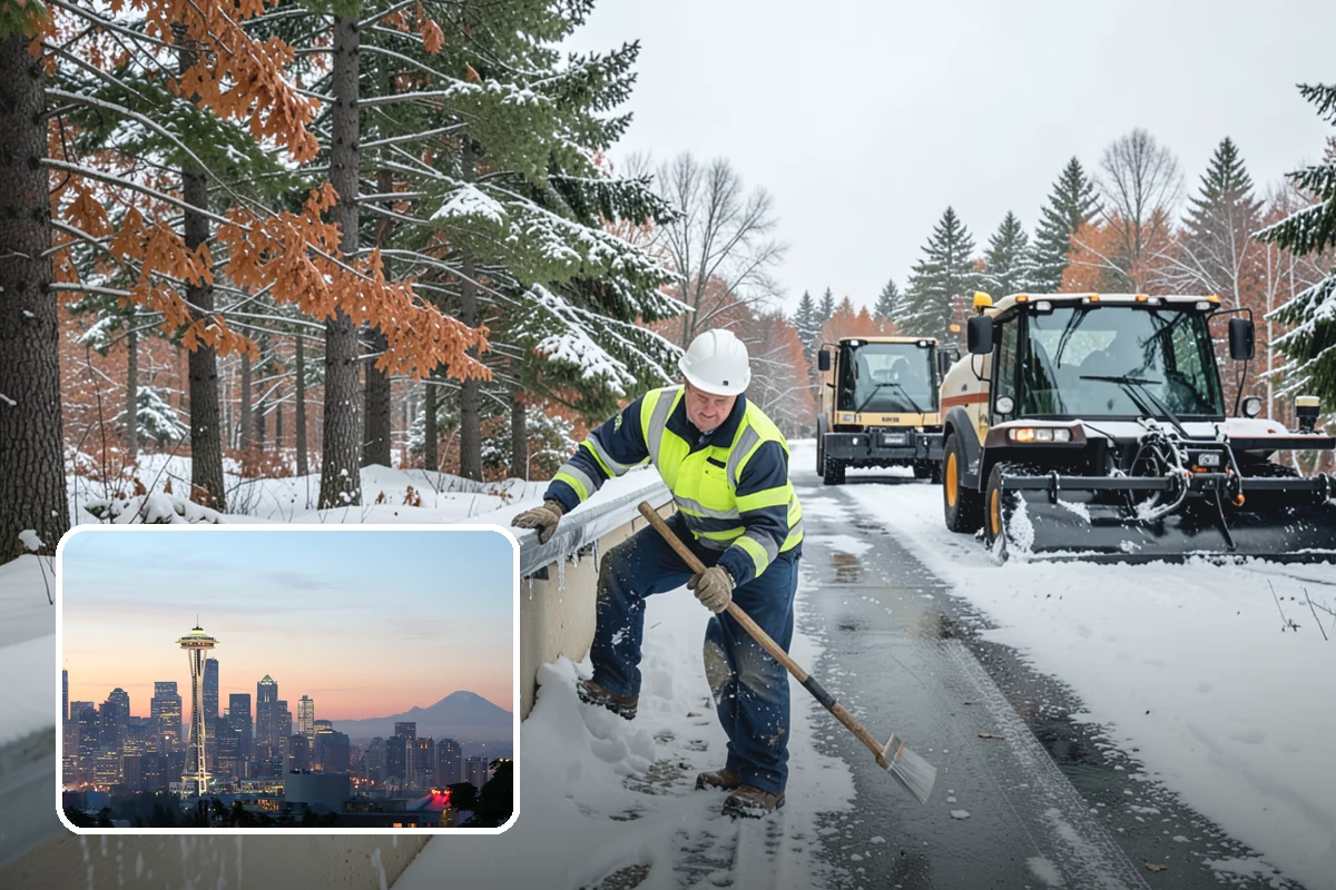 Roof Steaming in Seattle, King County, WA - Ice removal without chipping, hacking, or roof damage