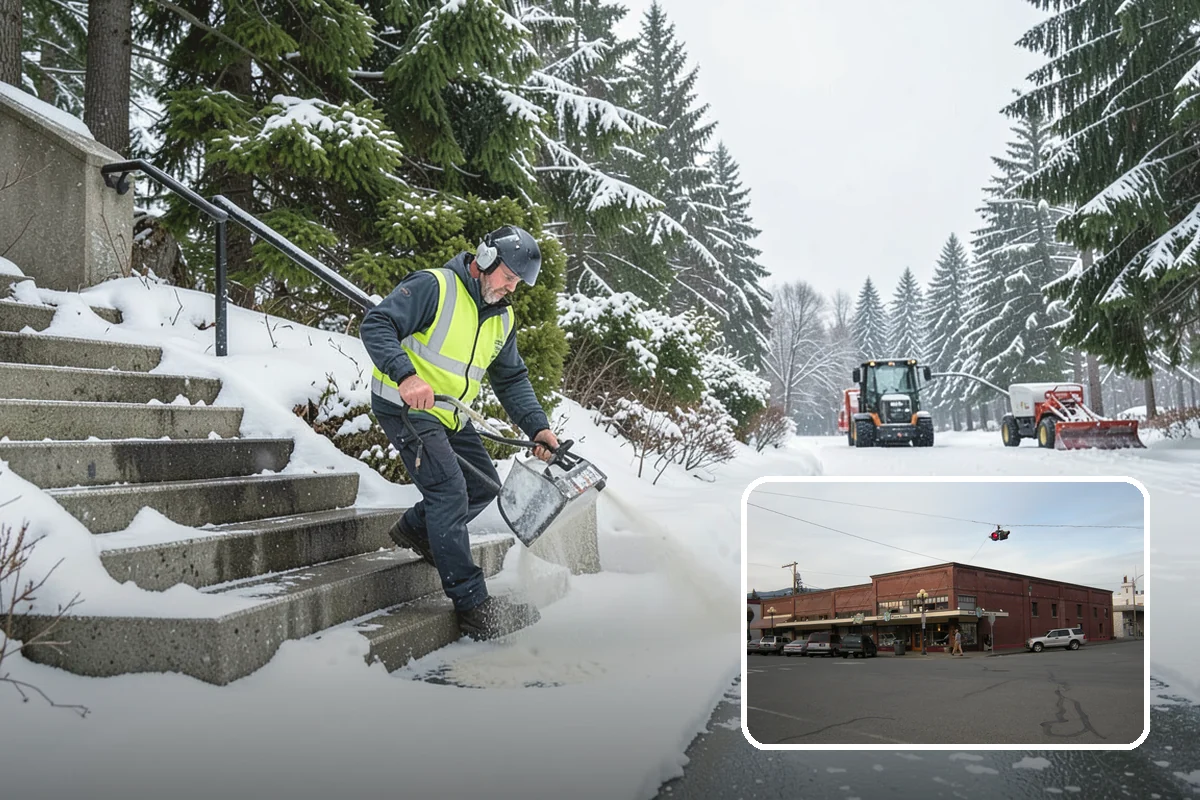 Roof Steaming in Sedro-Woolley, Skagit County, WA - Ice removal without chipping, hacking, or roof damage
