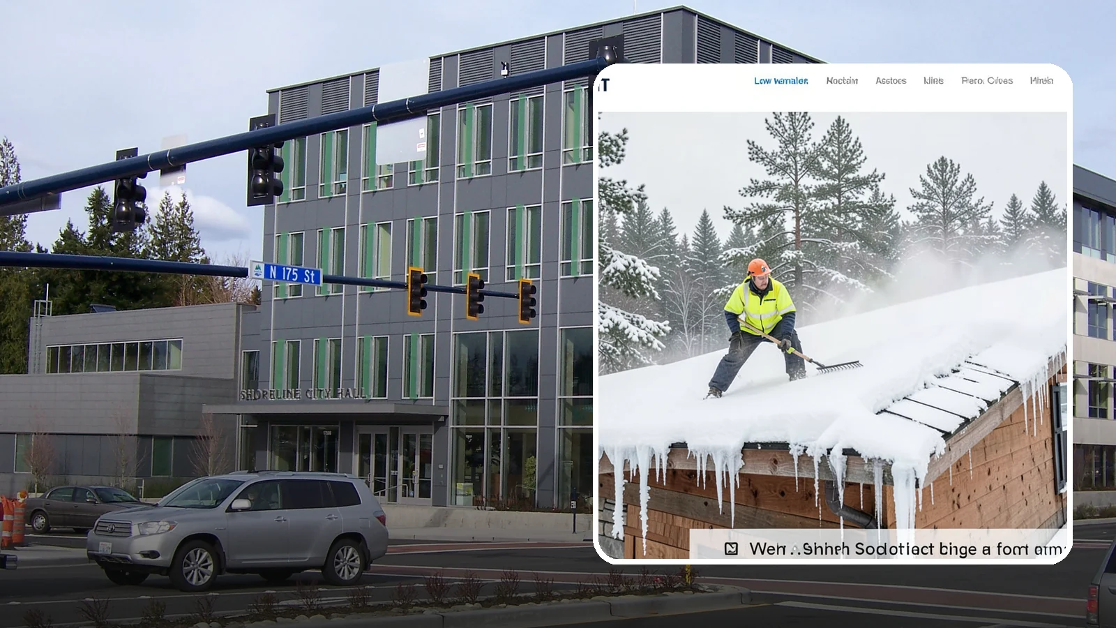 Roof Steaming in Shoreline, King County, WA - We melt ice dams and roof ice safely with low-pressure steam that protects your shingles and flashing.