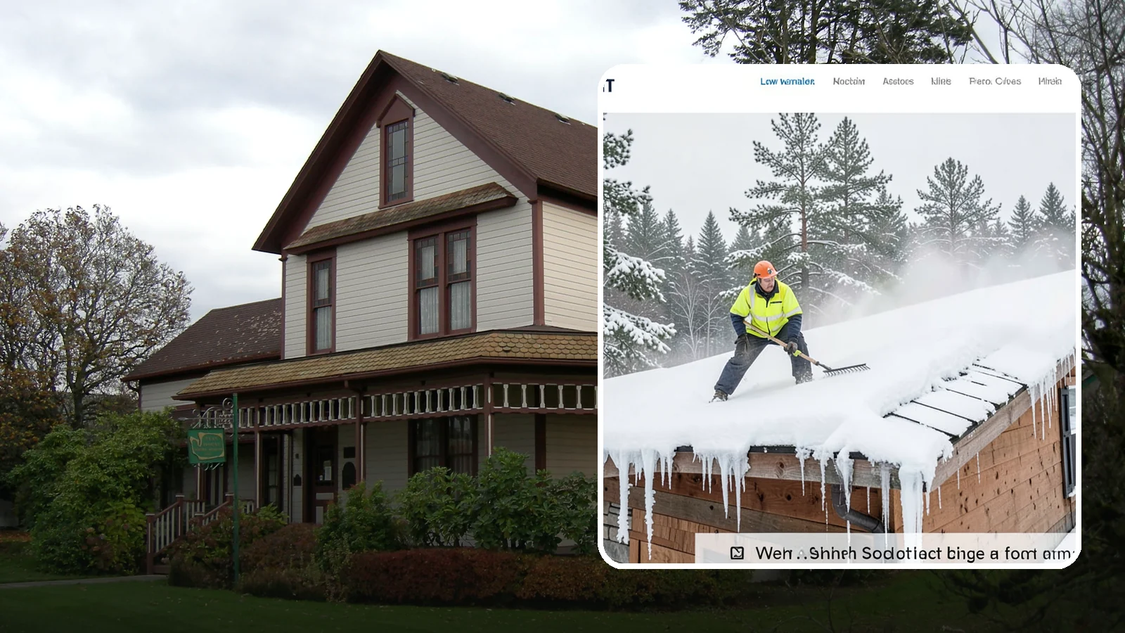 Roof Steaming in Sumner, Pierce County, WA - We melt ice dams and roof ice safely with low-pressure steam that protects your shingles and flashing.