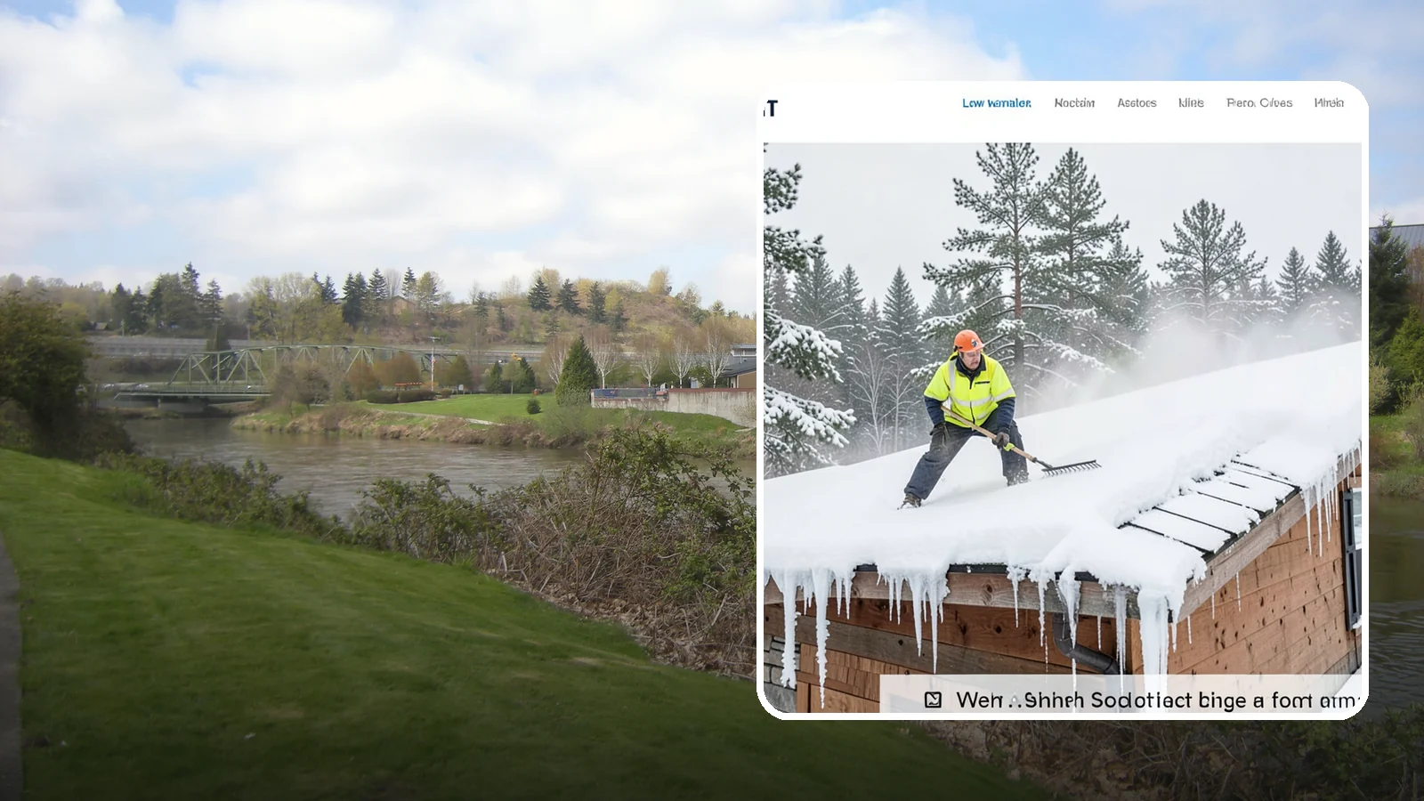 Roof Steaming in Tukwila, King County, WA - We melt ice dams and roof ice safely with low-pressure steam that protects your shingles and flashing.