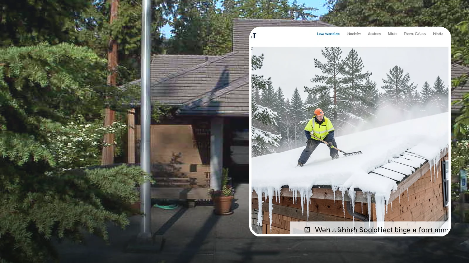 Roof Steaming in Yarrow Point, King County, WA - We melt ice dams and roof ice safely with low-pressure steam that protects your shingles and flashing.