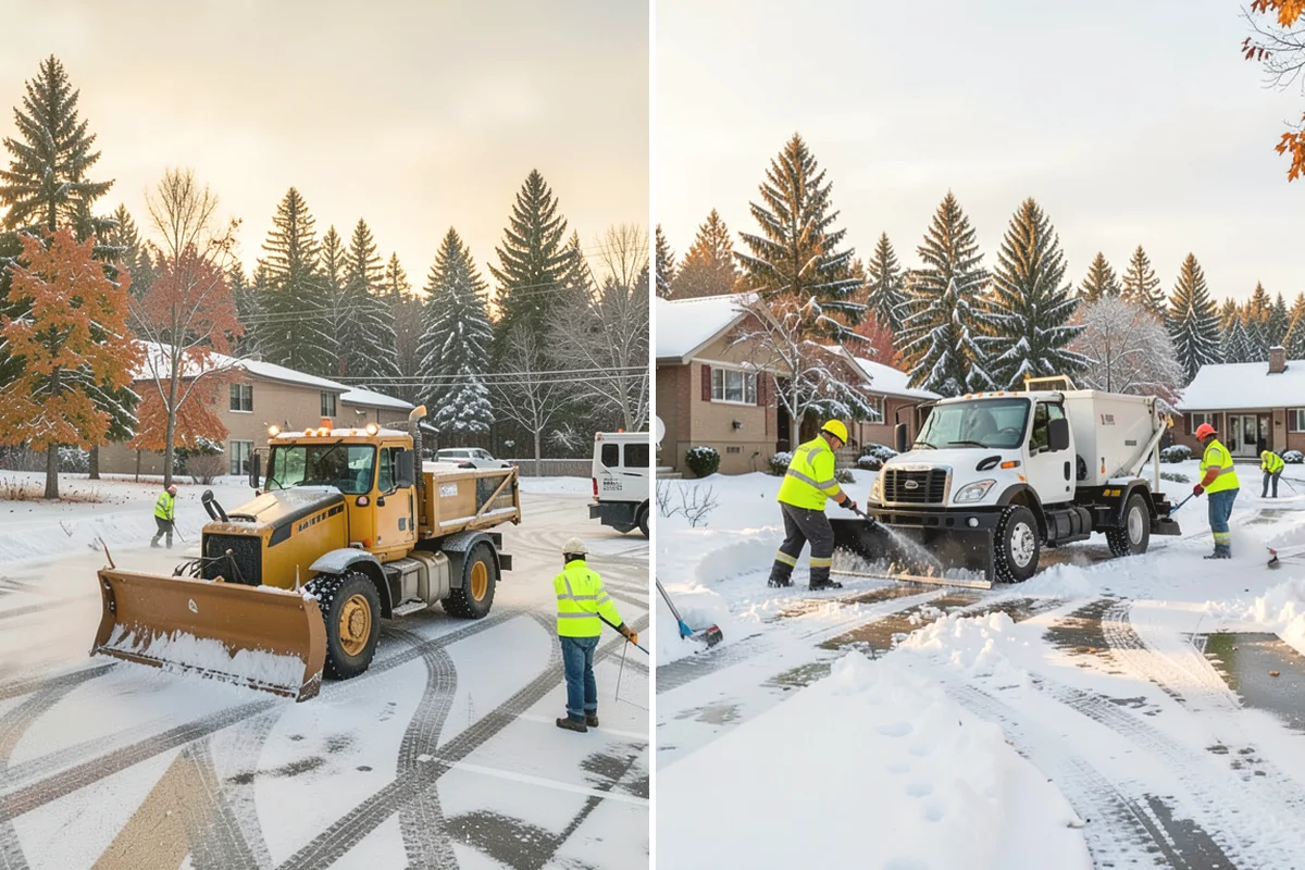 Roof Steaming in Yarrow Point, King County, WA - Inspect the ice dam and identify the melt-through points