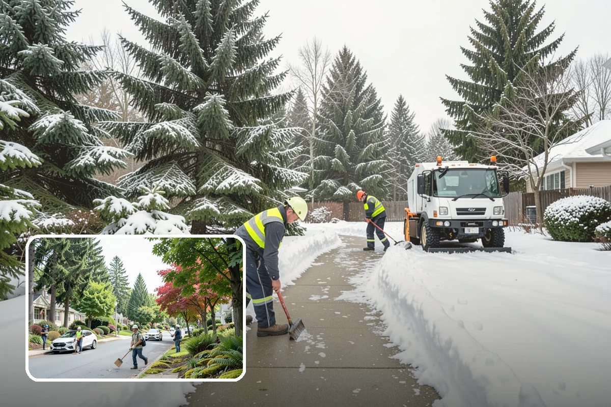 Roof Valley Clearing in Beaux Arts Village, King County, WA - Reopened drainage in the roof's highest-risk channels
