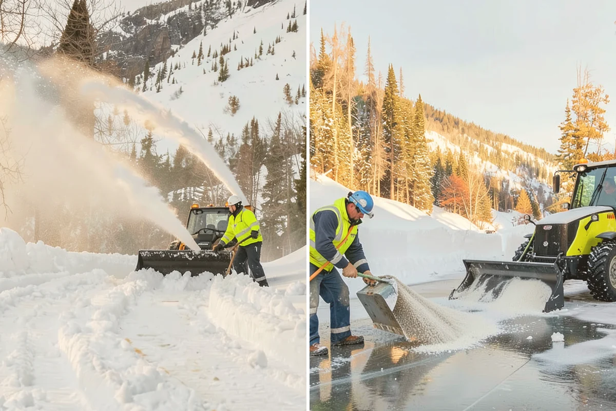 Roof Valley Clearing in Bellevue, King County, WA - Locate valleys holding packed snow or ice