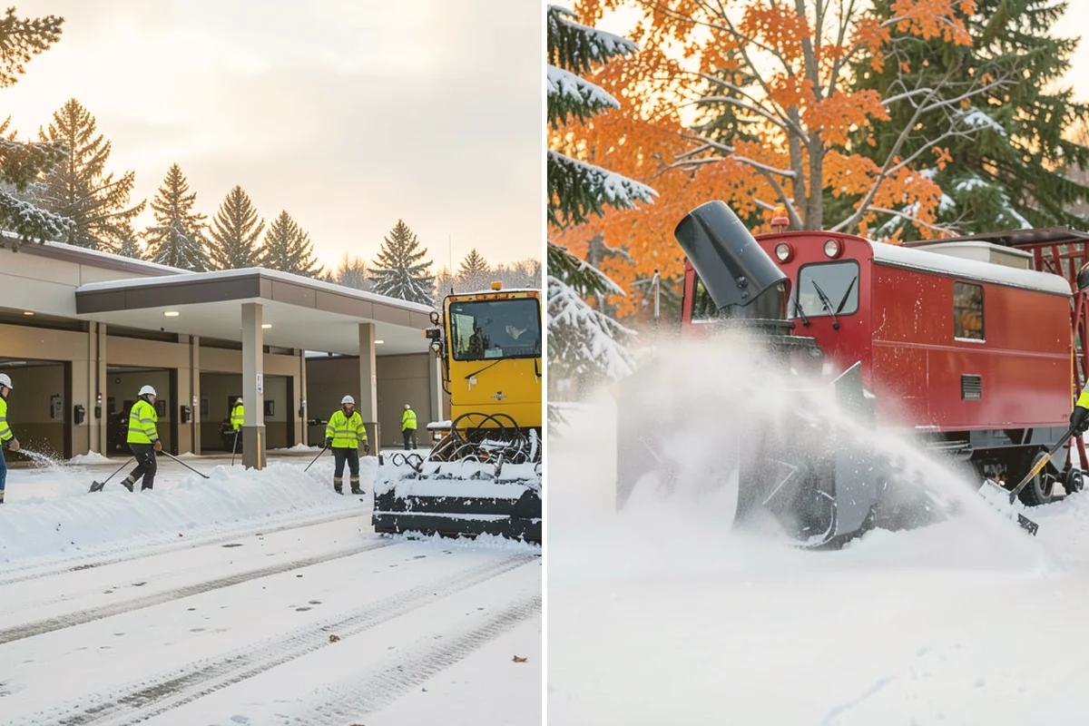 Roof Valley Clearing in Brier, Snohomish County, WA - Locate valleys holding packed snow or ice