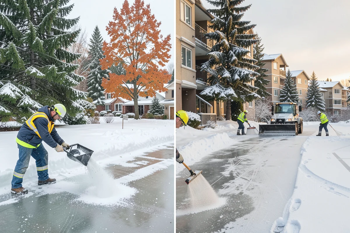 Roof Valley Clearing in Buckley, Pierce County, WA - Locate valleys holding packed snow or ice