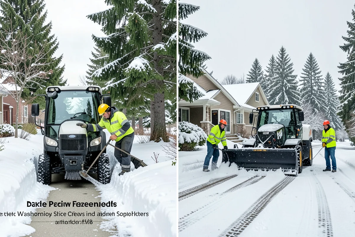 Roof Valley Clearing in Concrete, Skagit County, WA - Locate valleys holding packed snow or ice