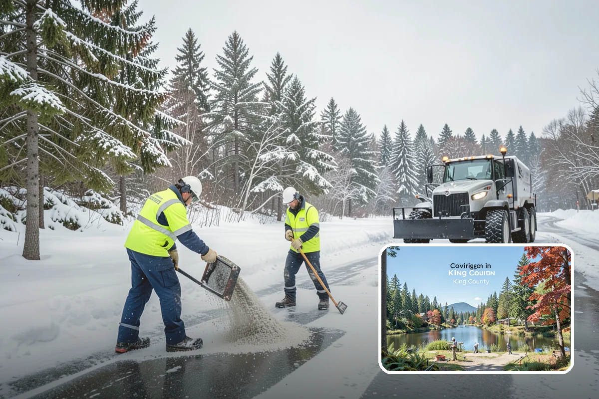 Roof Valley Clearing in Covington, King County, WA - Reopened drainage in the roof's highest-risk channels