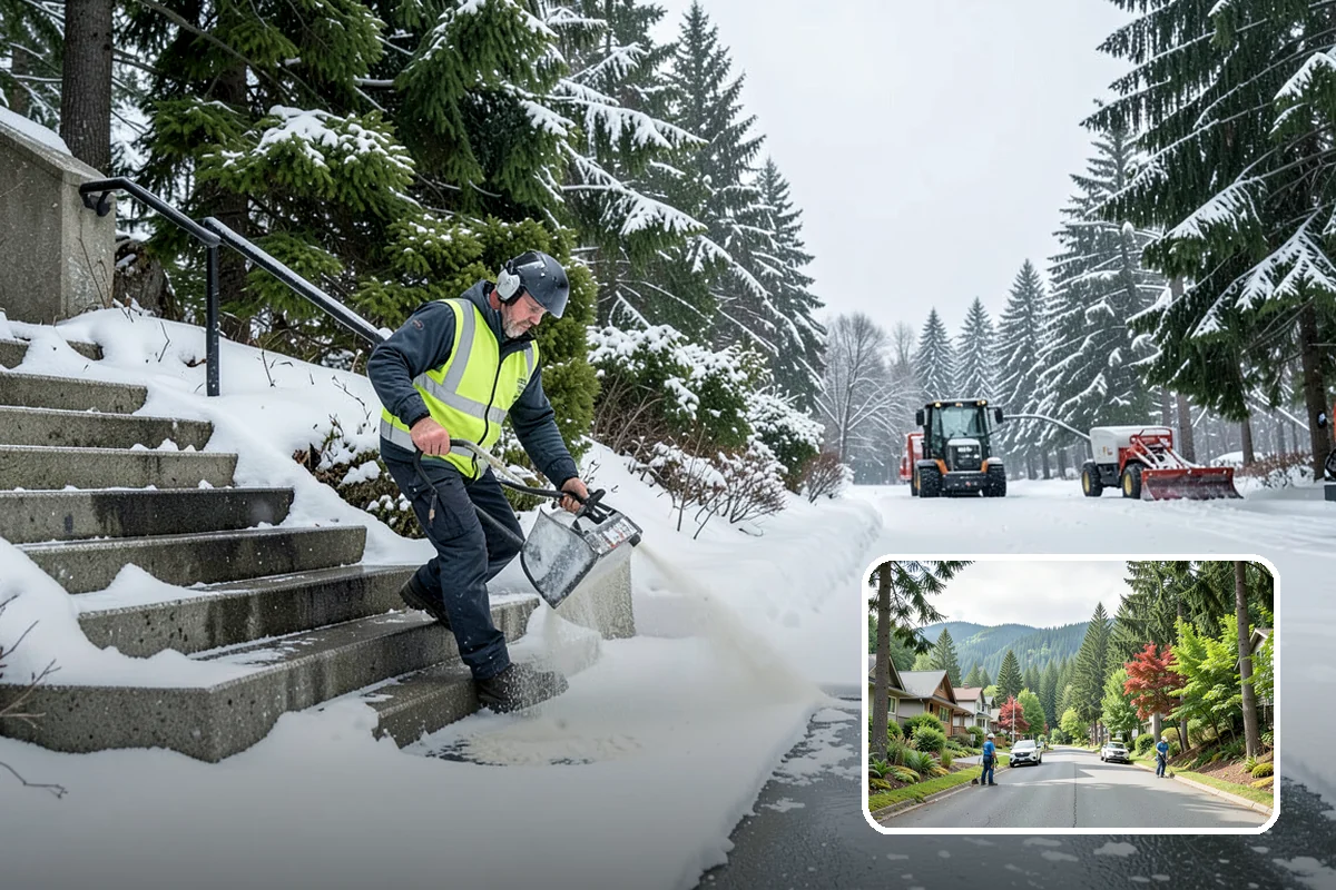 Roof Valley Clearing in Darrington, Snohomish County, WA - Reopened drainage in the roof's highest-risk channels