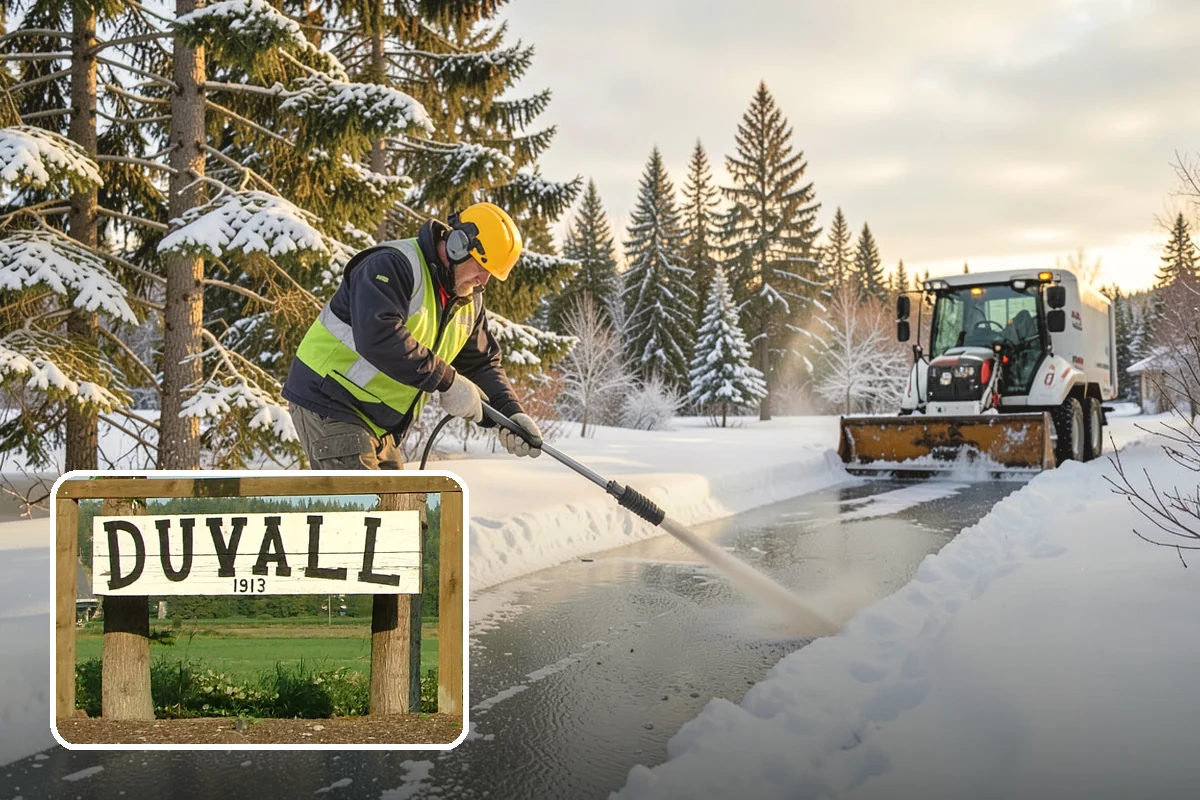 Roof Valley Clearing in Duvall, King County, WA - Reopened drainage in the roof's highest-risk channels