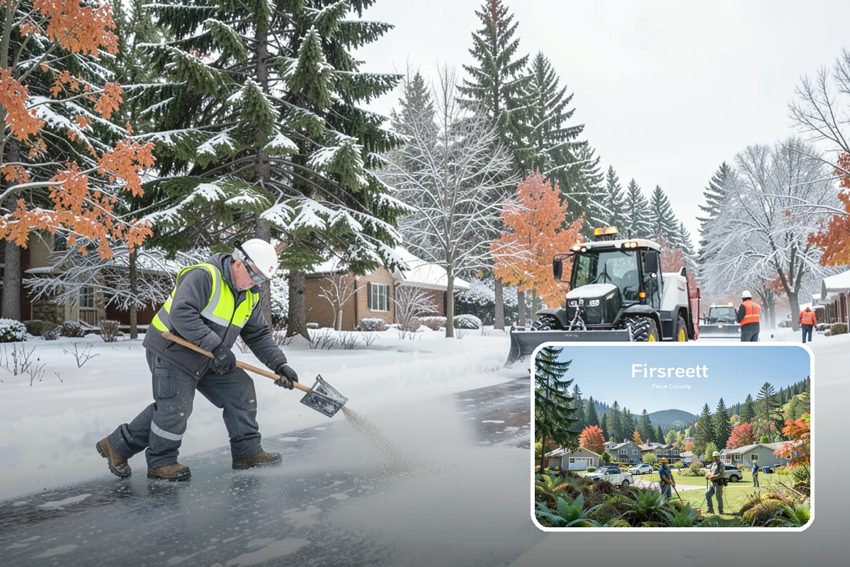 Roof Valley Clearing in Fircrest, Pierce County, WA - Reopened drainage in the roof's highest-risk channels