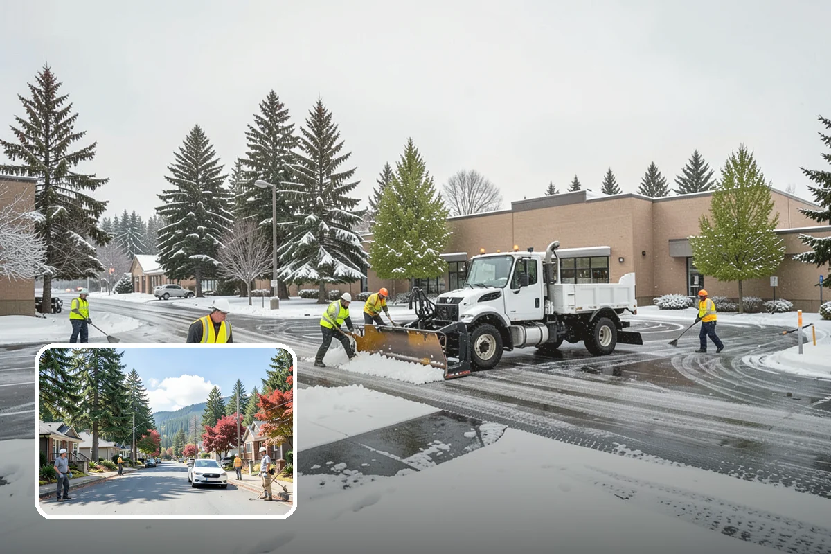 Roof Valley Clearing in Hunts Point, King County, WA - Reopened drainage in the roof's highest-risk channels
