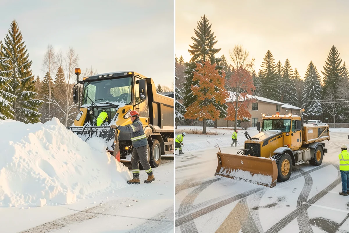 Roof Valley Clearing in Index, Snohomish County, WA - Locate valleys holding packed snow or ice