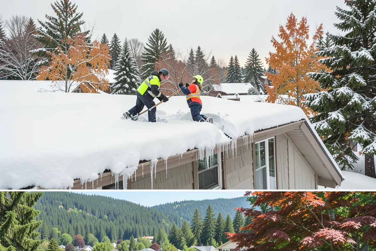 Roof Valley Clearing in Index, Snohomish County, WA - Roof valley clearing is most needed during freeze-thaw stretches from December through February when ice concentrates in the...