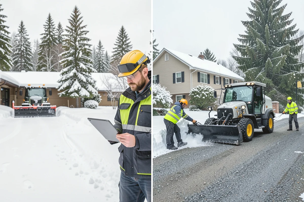 Roof Valley Clearing in Issaquah, King County, WA - Locate valleys holding packed snow or ice
