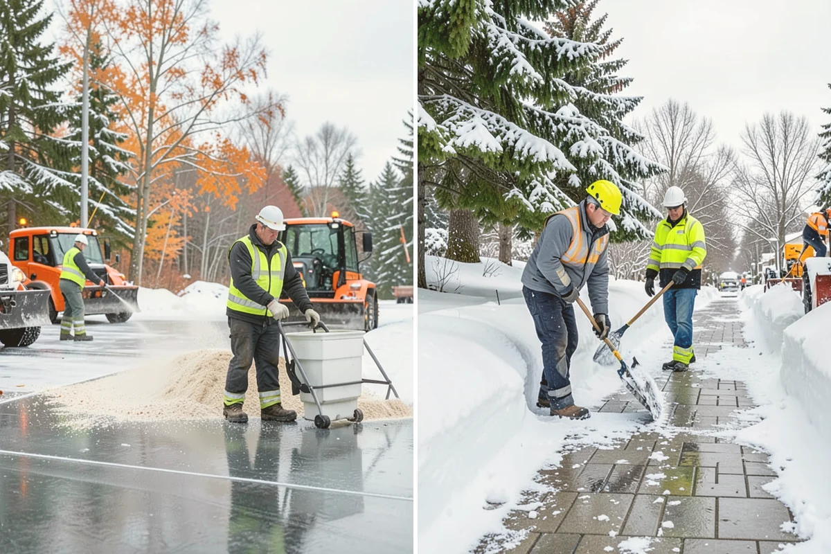 Roof Valley Clearing in Kirkland, King County, WA - Locate valleys holding packed snow or ice