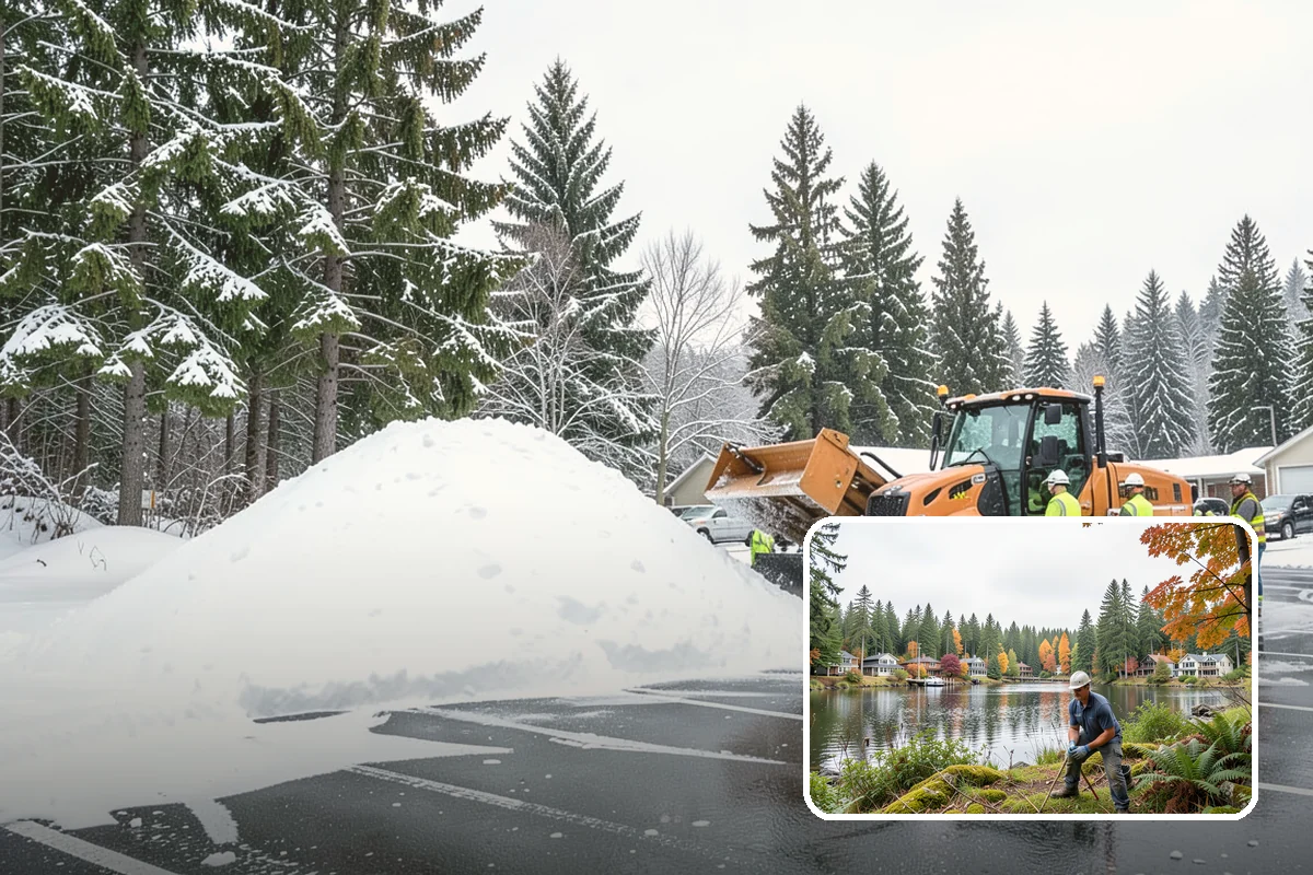 Roof Valley Clearing in La Conner, Skagit County, WA - Reopened drainage in the roof's highest-risk channels