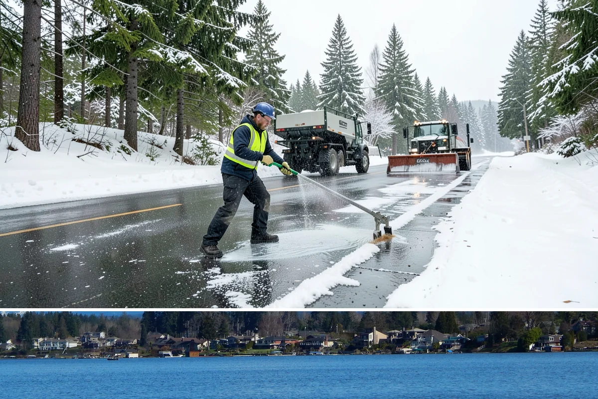 Roof Valley Clearing in Lake Stevens, Snohomish County, WA - Roof valley clearing is most needed during freeze-thaw stretches from December through February when ice concentrates in the...