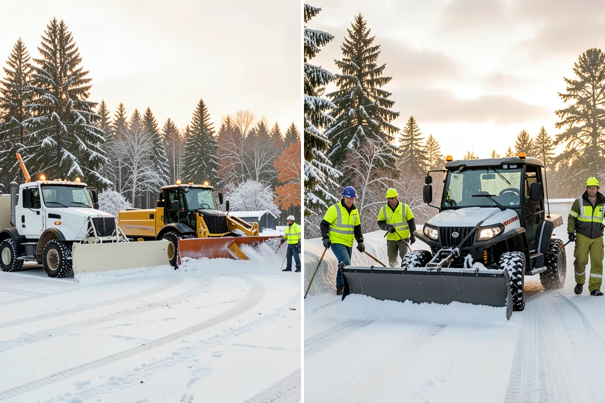 Roof Valley Clearing in Lyman, Skagit County, WA - Locate valleys holding packed snow or ice