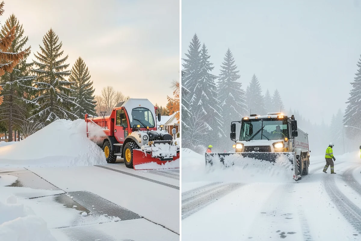 Roof Valley Clearing in Mukilteo, Snohomish County, WA - Locate valleys holding packed snow or ice