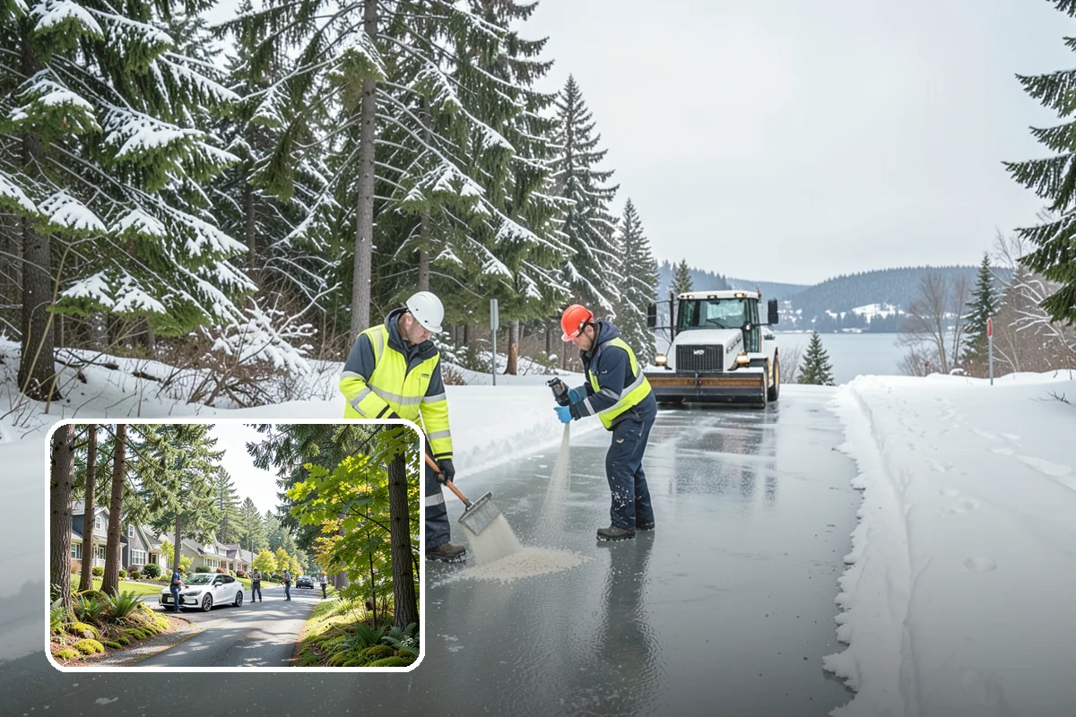 Roof Valley Clearing in Normandy Park, King County, WA - Reopened drainage in the roof's highest-risk channels