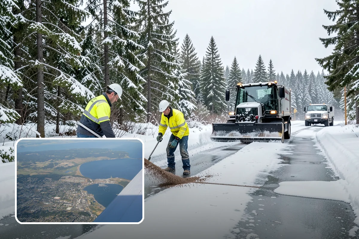 Roof Valley Clearing in Oak Harbor, Island County, WA - Reopened drainage in the roof's highest-risk channels