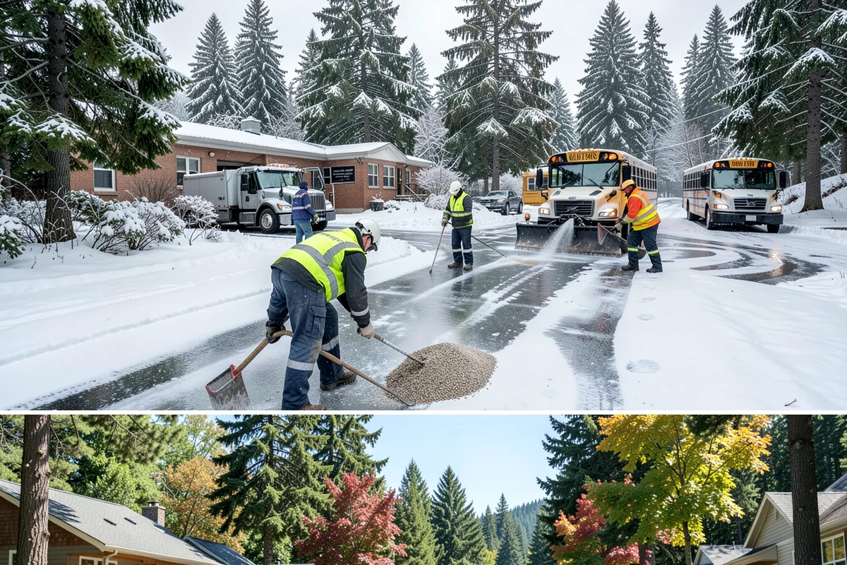 Roof Valley Clearing in Orting, Pierce County, WA - Roof valley clearing is most needed during freeze-thaw stretches from December through February when ice concentrates in the...
