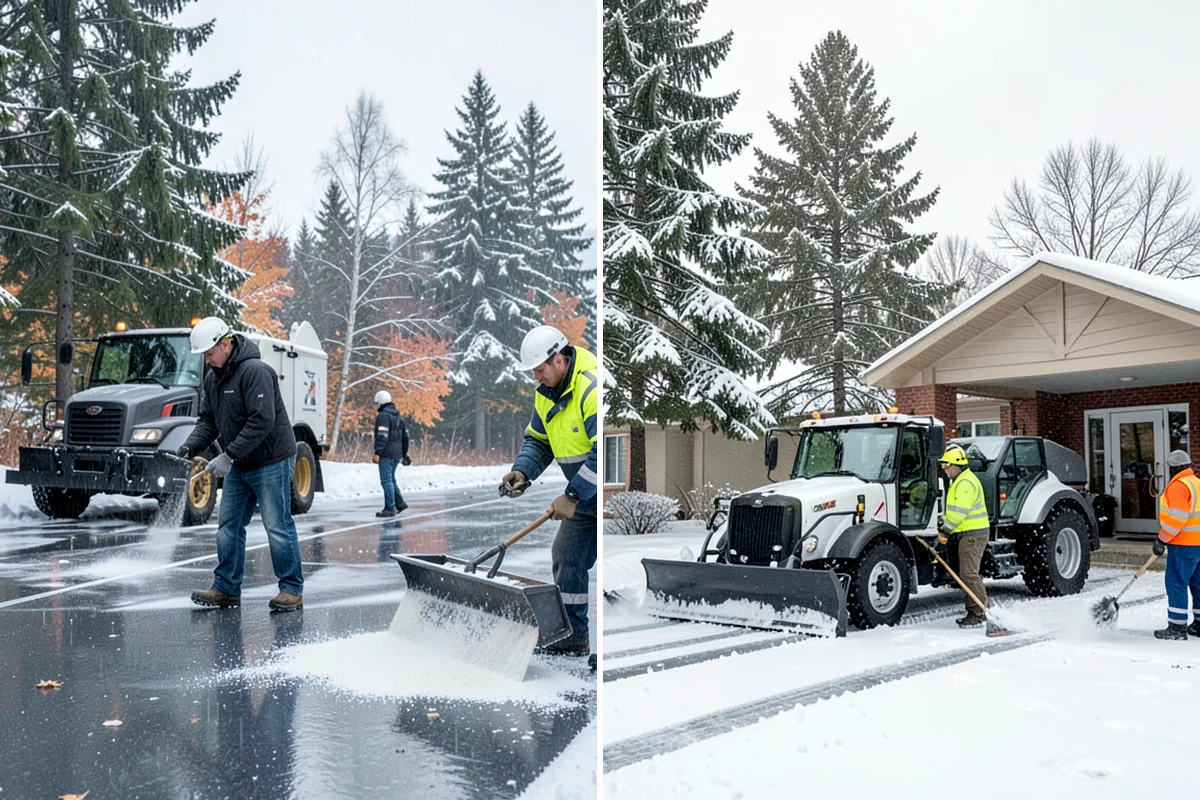 Roof Valley Clearing in Seattle, King County, WA - Locate valleys holding packed snow or ice