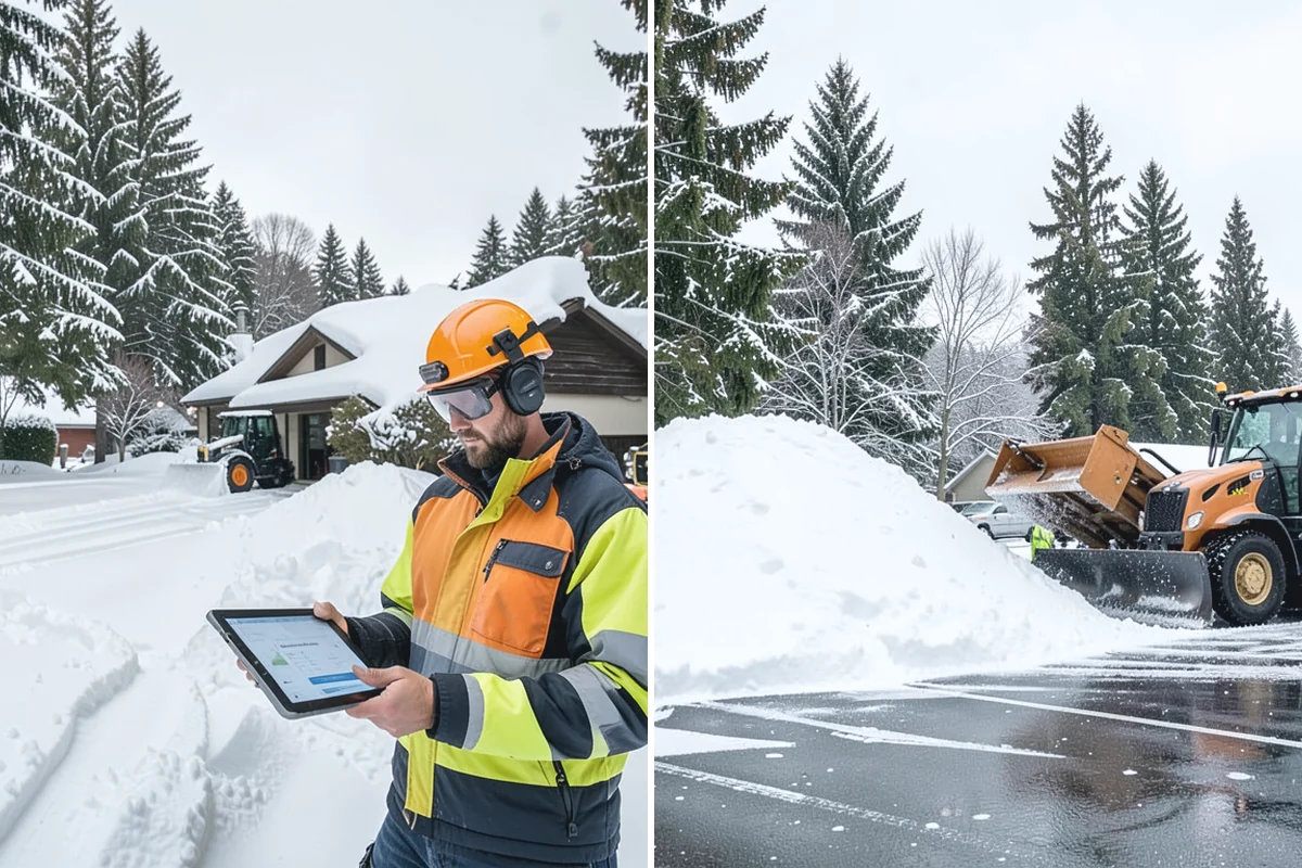 Roof Valley Clearing in Skykomish, King County, WA - Locate valleys holding packed snow or ice