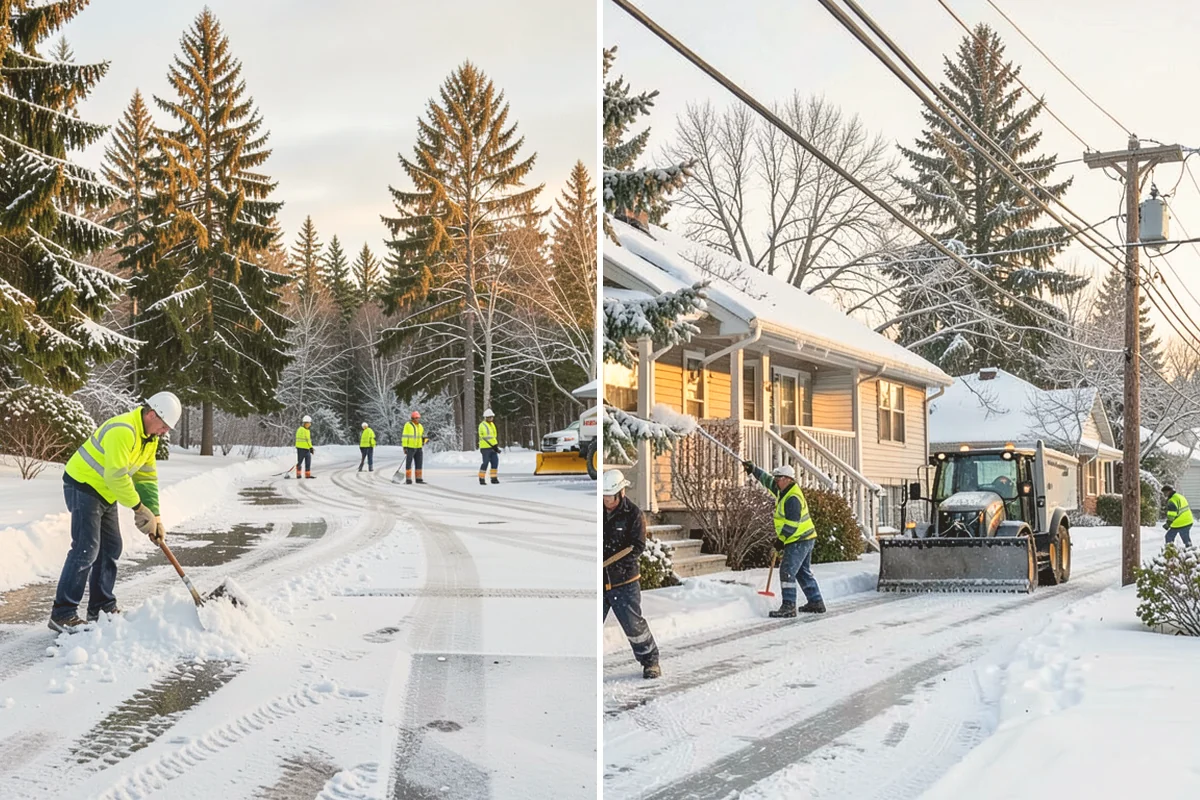 Roof Valley Clearing in Snohomish, Snohomish County, WA - Locate valleys holding packed snow or ice