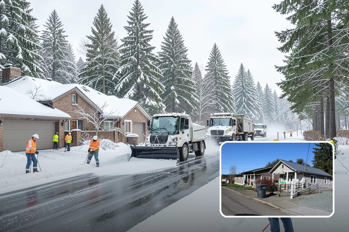 Roof Valley Clearing in South Prairie, Pierce County, WA - Reopened drainage in the roof's highest-risk channels