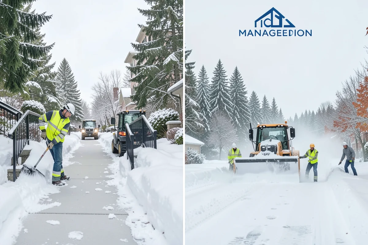 Roof Valley Clearing in South Prairie, Pierce County, WA - Locate valleys holding packed snow or ice