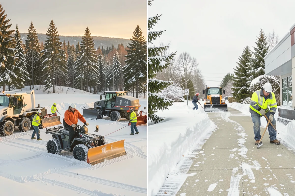 Roof Valley Clearing in Stanwood, Snohomish County, WA - Locate valleys holding packed snow or ice