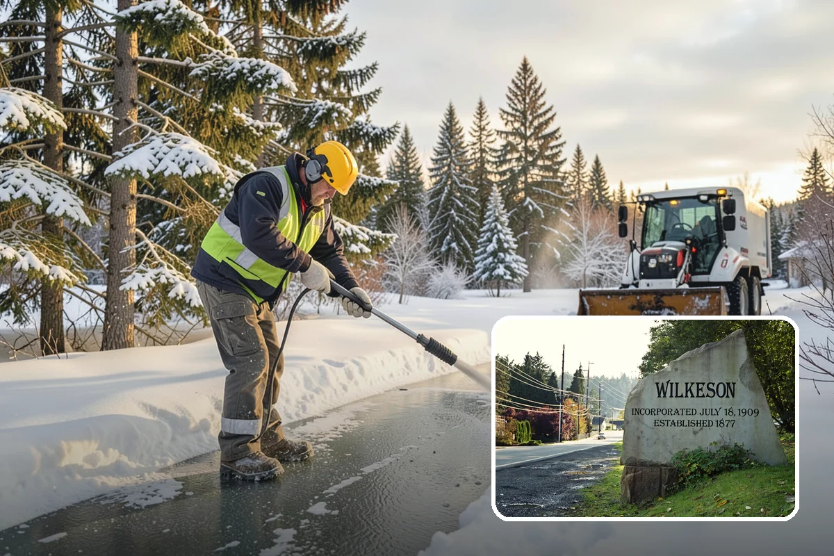 Roof Valley Clearing in Wilkeson, Pierce County, WA - Reopened drainage in the roof's highest-risk channels
